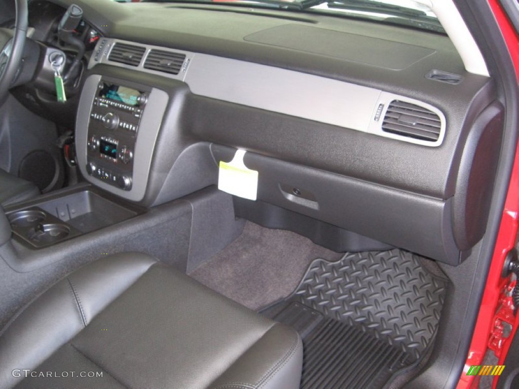 2013 Chevrolet Silverado 1500 LTZ Extended Cab Ebony Dashboard Photo #72317584