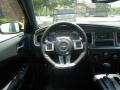 2012 Dodge Charger Black/Super Bee Stripes Interior Steering Wheel Photo