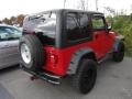 2004 Flame Red Jeep Wrangler Sport 4x4  photo #3