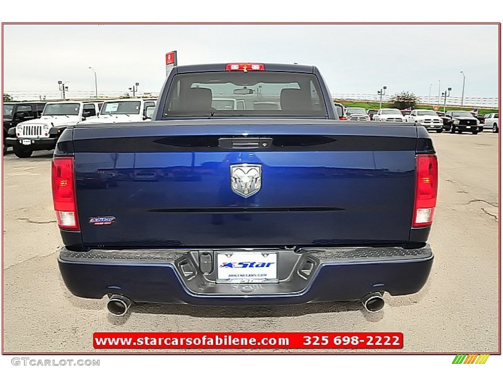 2012 Ram 1500 Express Regular Cab - True Blue Pearl / Dark Slate Gray/Medium Graystone photo #4