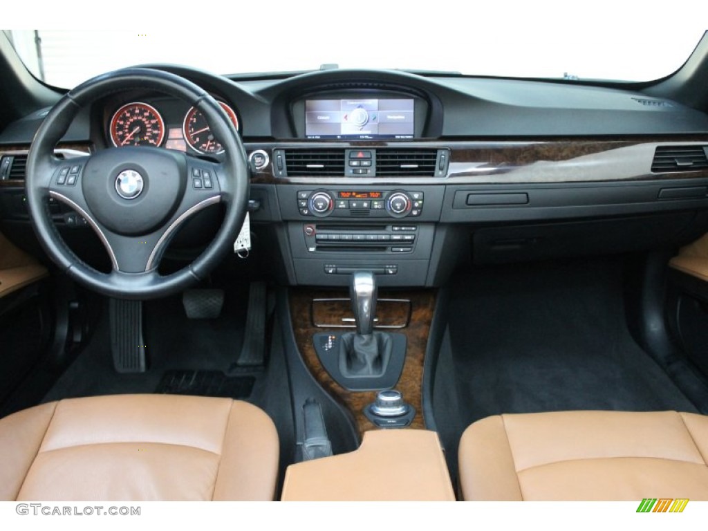 2008 BMW 3 Series 335i Convertible Saddle Brown/Black Dashboard Photo #72319943