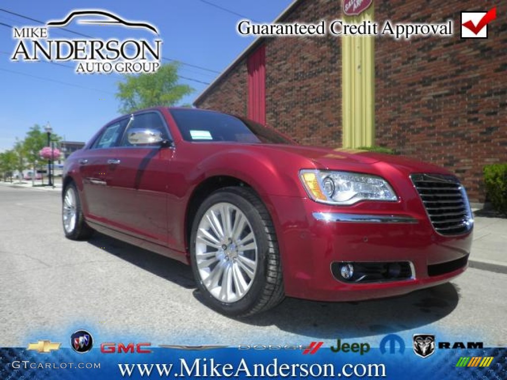 Deep Cherry Red Crystal Pearl Chrysler 300