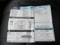 2011 Ford Taurus SEL Window Sticker
