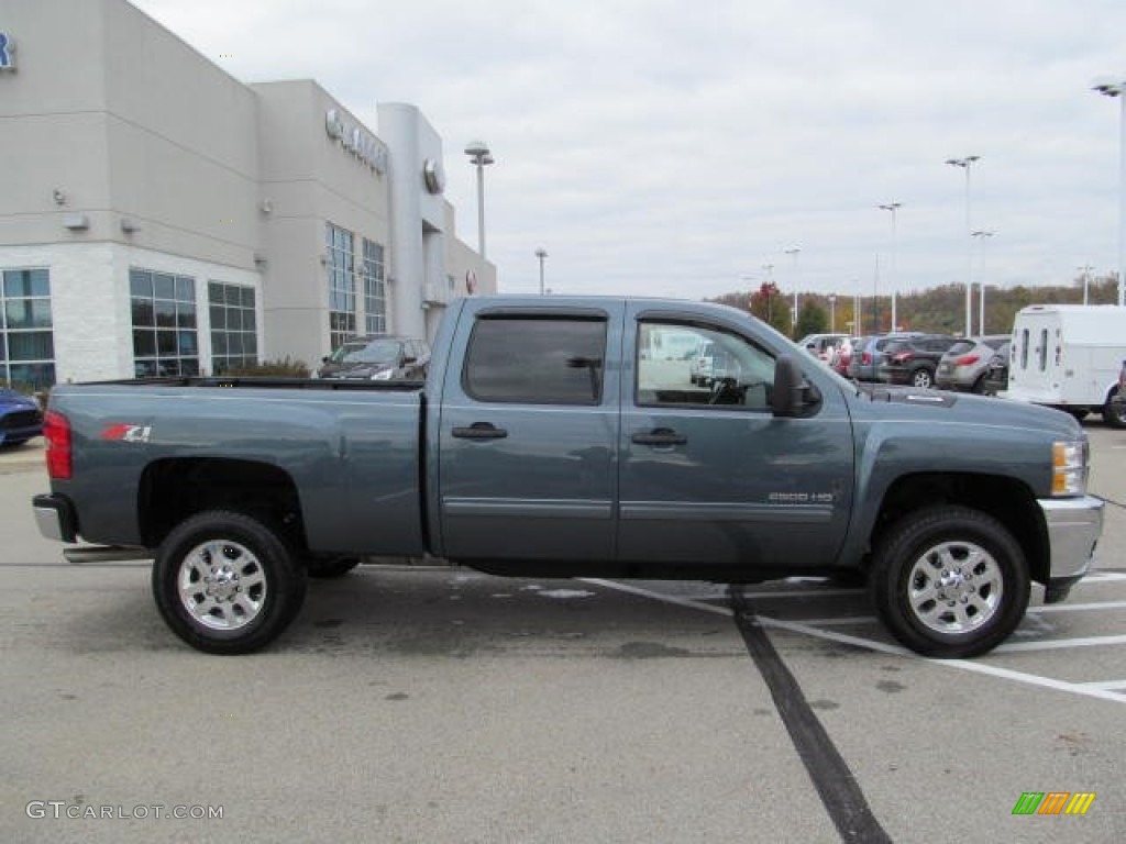 Blue Granite Metallic 2012 Chevrolet Silverado 2500HD LT Crew Cab 4x4 Exterior Photo #72321505