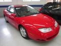 Bright Red 2001 Saturn S Series SC2 Coupe