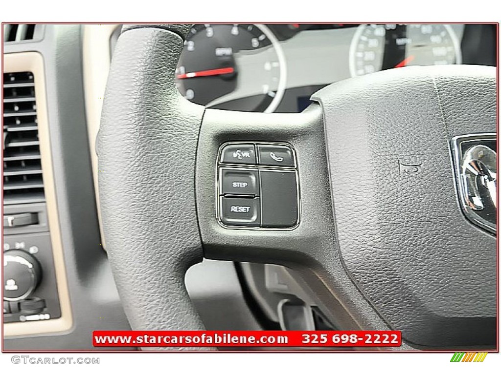 2012 Ram 1500 Express Regular Cab 4x4 - Black / Dark Slate Gray/Medium Graystone photo #16