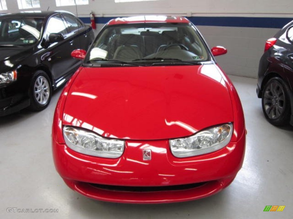 2001 S Series SC2 Coupe - Bright Red / Tan photo #2