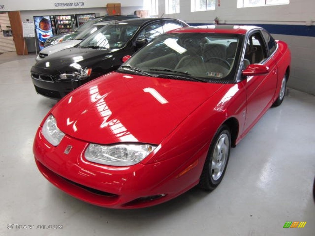2001 S Series SC2 Coupe - Bright Red / Tan photo #3