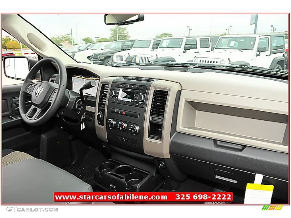 2012 Ram 1500 Express Regular Cab 4x4 - Black / Dark Slate Gray/Medium Graystone photo #23