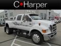 Oxford White - F650 Super Duty XLT Crew Cab Custom Passenger Photo No. 1