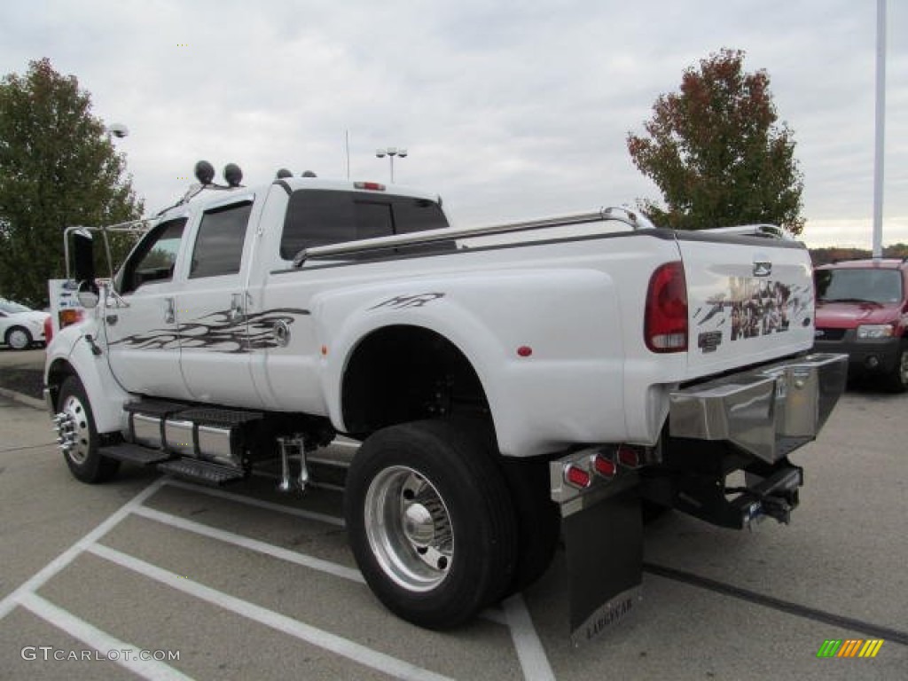 Oxford White 2008 Ford F650 Super Duty XLT Crew Cab Custom Passenger Exterior Photo #72322039