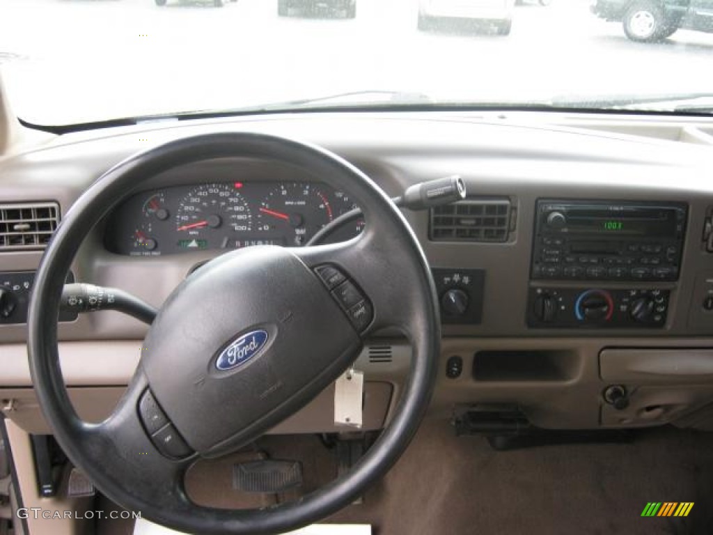 2002 F350 Super Duty XLT SuperCab 4x4 Dually - Arizona Beige Metallic / Medium Parchment photo #4