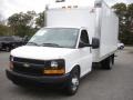Front 3/4 View of 2013 Express Cutaway 3500 Moving Van