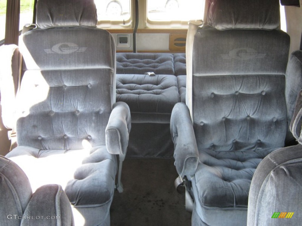 Grey Interior 1995 Ford E Series Van E150 Passenger Conversion Photo #72323438