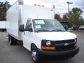 2013 Summit White Chevrolet Express 3500 Cutaway Cargo Van  photo #3