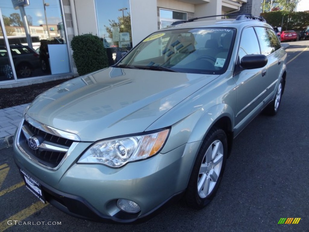 2009 Outback 2.5i Special Edition Wagon - Seacrest Green Metallic / Warm Ivory photo #1