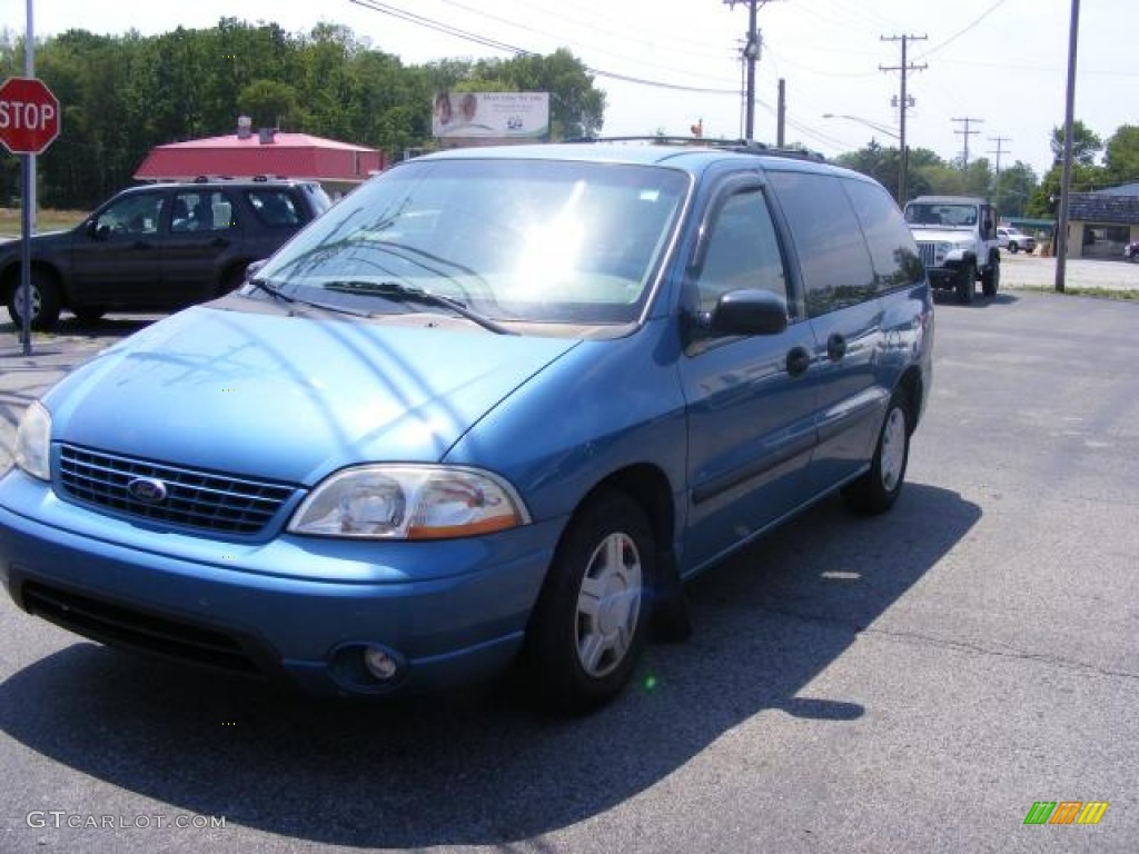 2003 Windstar LX - Light Sapphire Blue Metallic / Medium Graphite photo #10