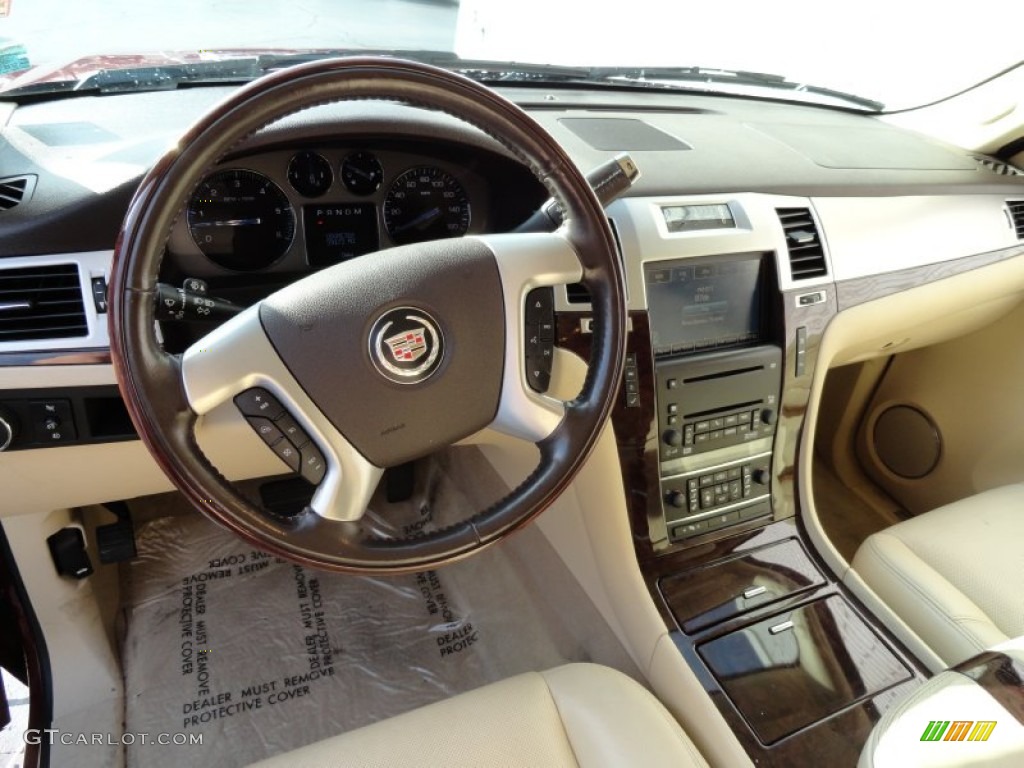 2007 Cadillac Escalade AWD Cocoa/Light Cashmere Dashboard Photo #72326105