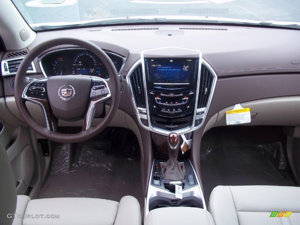 2013 Cadillac SRX Luxury AWD Shale/Brownstone Dashboard Photo #72326126