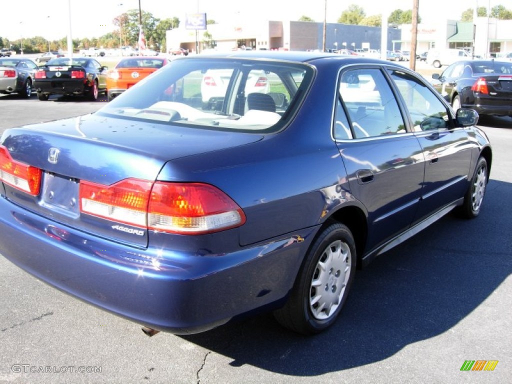 2001 Accord LX Sedan - Eternal Blue Pearl / Quartz Gray photo #3