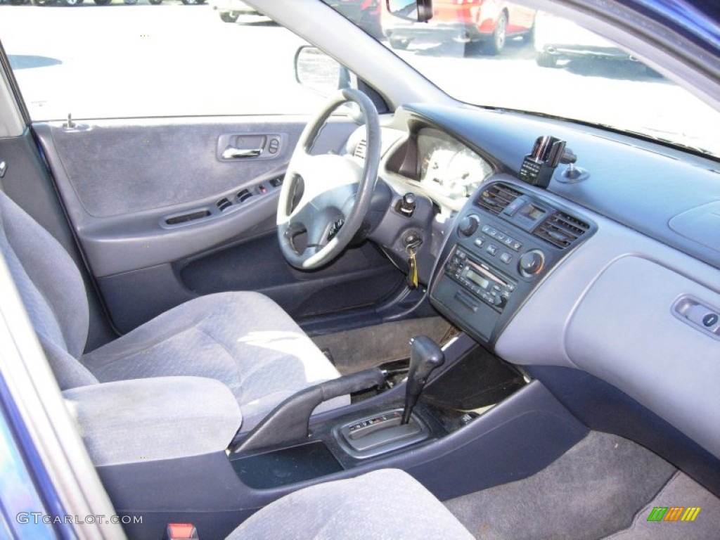 2001 Accord LX Sedan - Eternal Blue Pearl / Quartz Gray photo #5