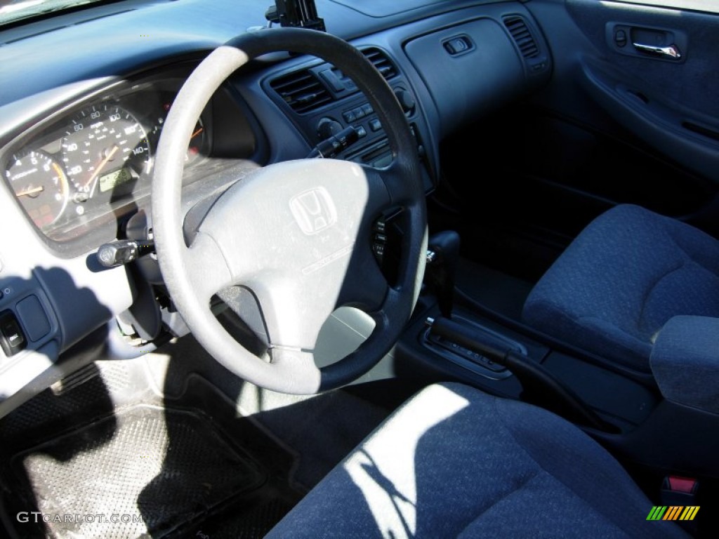 2001 Accord LX Sedan - Eternal Blue Pearl / Quartz Gray photo #6