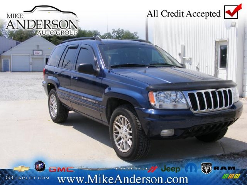 2003 Grand Cherokee Limited 4x4 - Patriot Blue Pearl / Dark Slate Gray photo #1