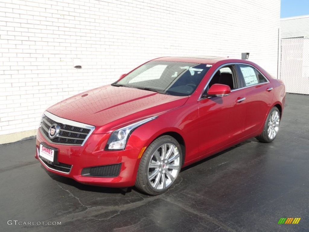 Crystal Red Tintcoat Cadillac ATS