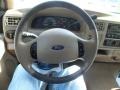 2004 Ford F250 Super Duty Castano Leather Interior Steering Wheel Photo