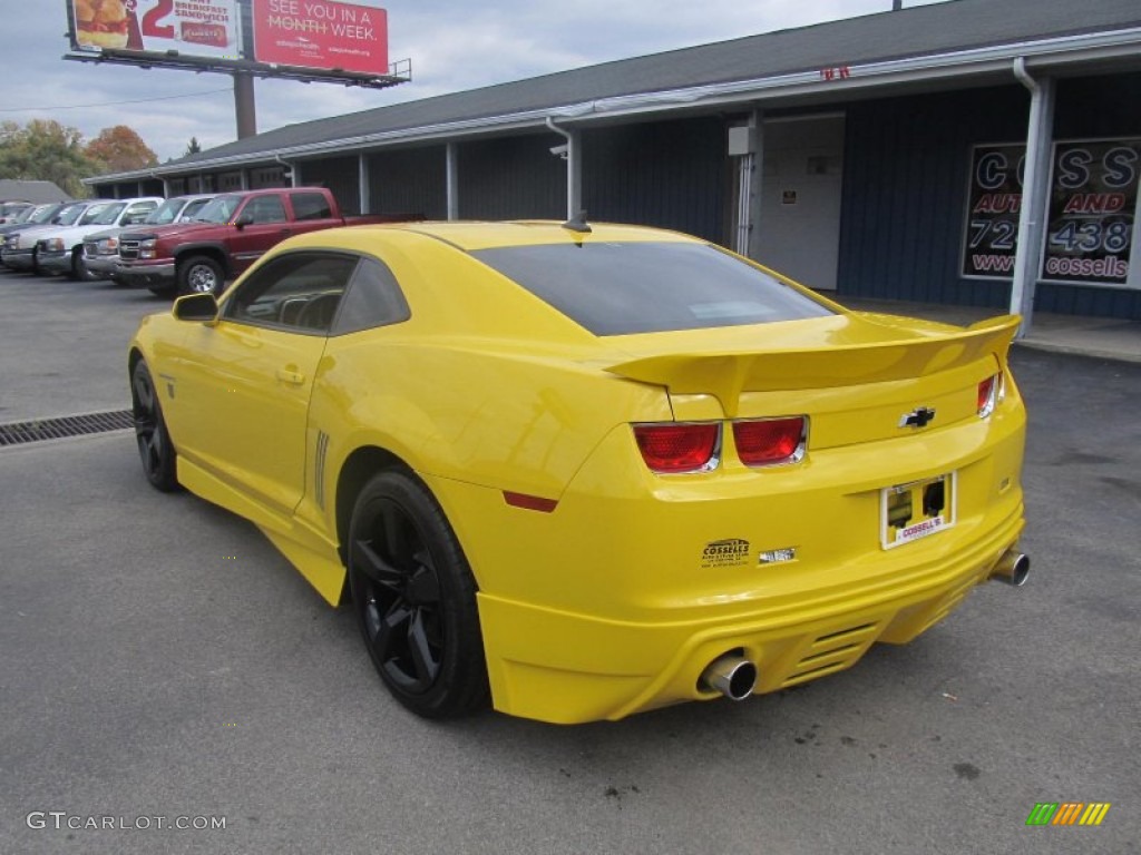 2010 Camaro LS Coupe - Rally Yellow / Black photo #3