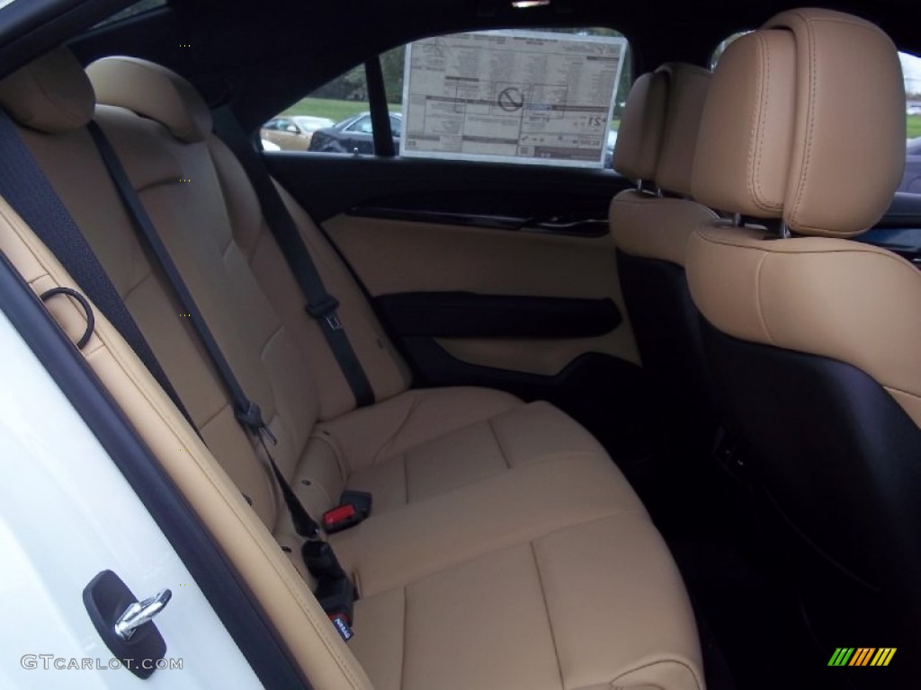 Caramel Jet Black Accents Interior 2013 Cadillac Ats 3 6l