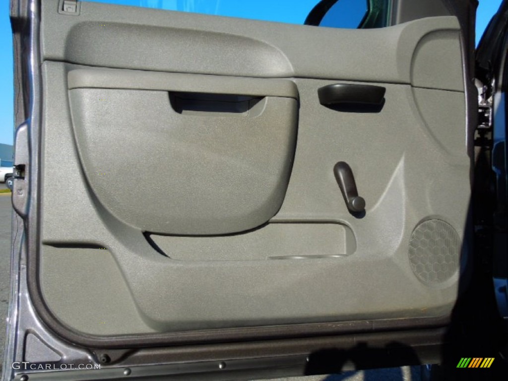 2011 Chevrolet Silverado 1500 Regular Cab Dark Titanium Door Panel Photo #72328758