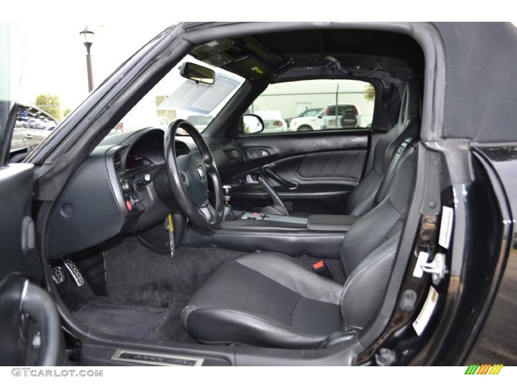 Black Interior 2005 Honda S2000 Roadster Photo #72328976