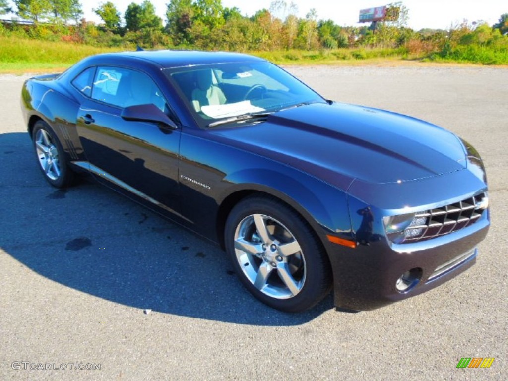 2013 Camaro LT Coupe - Blue Ray Metallic / Gray photo #2