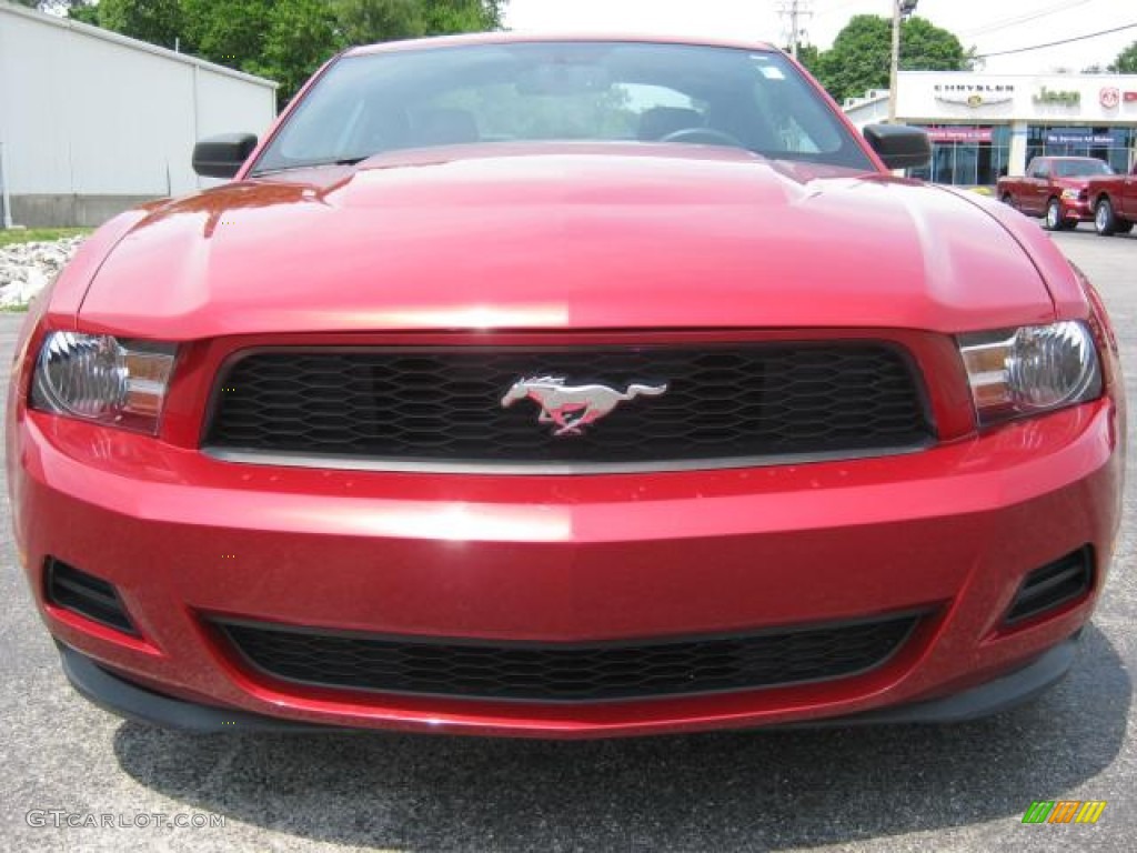 2011 Mustang V6 Premium Coupe - Red Candy Metallic / Charcoal Black photo #19