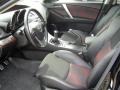 Black/Red Interior Photo for 2010 Mazda MAZDA3 #72329144