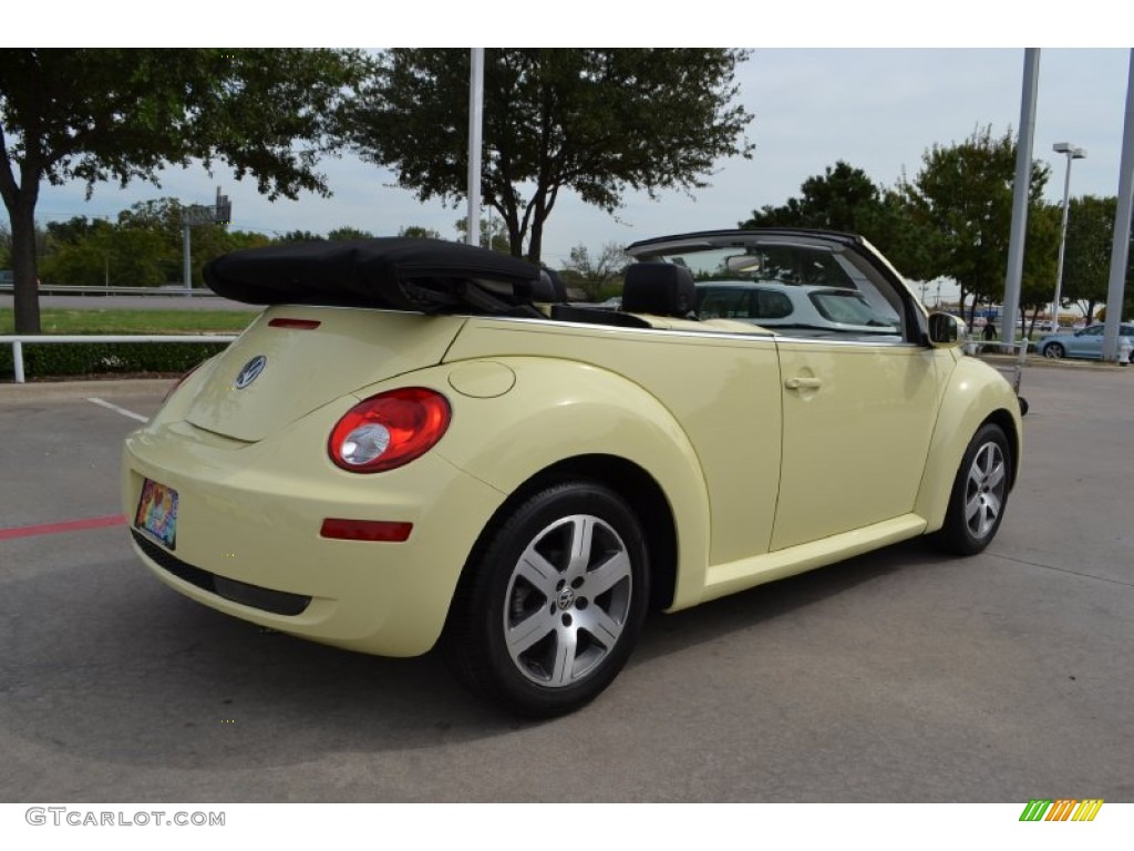 2006 New Beetle 2.5 Convertible - Mellow Yellow / Black photo #5