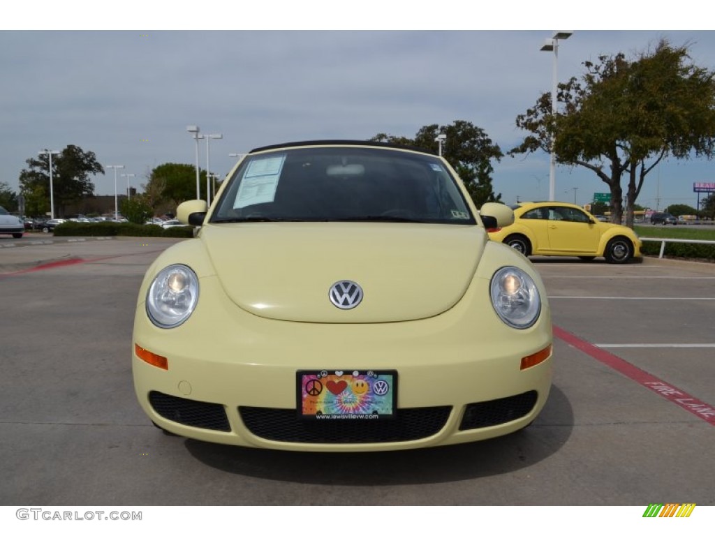 2006 New Beetle 2.5 Convertible - Mellow Yellow / Black photo #8