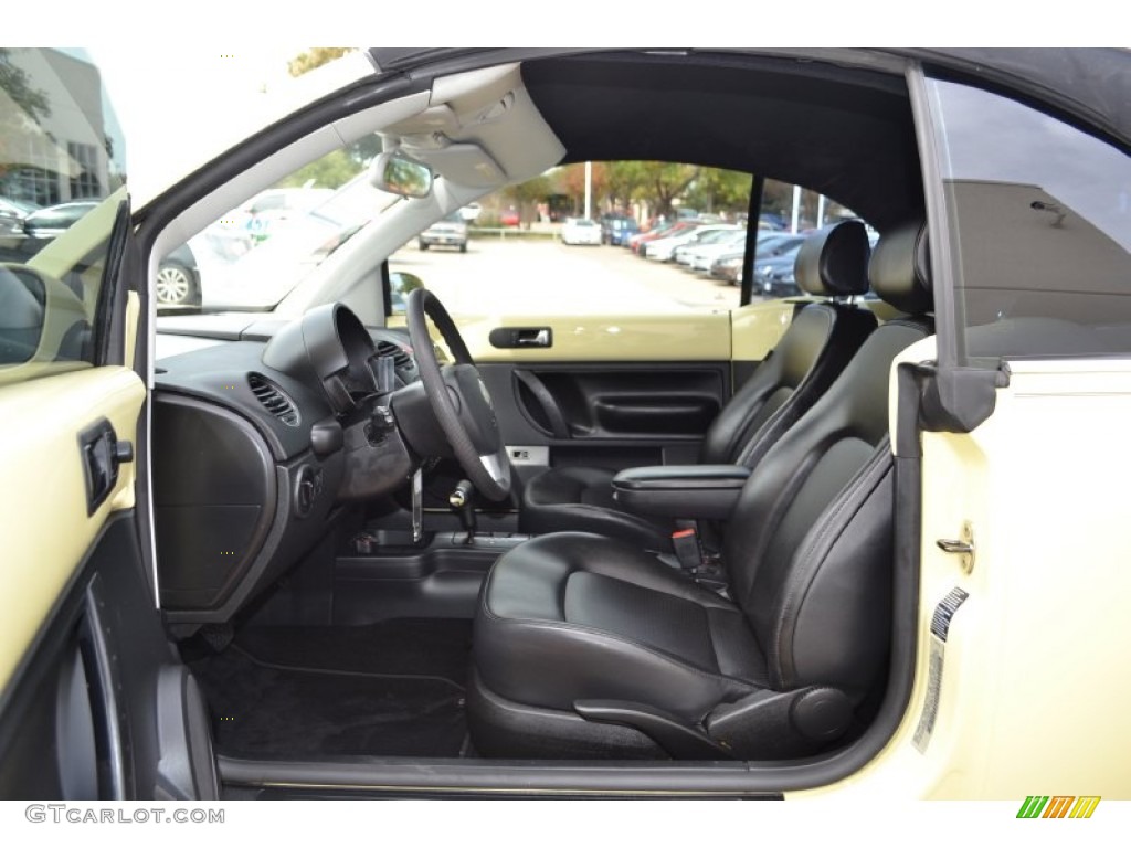 2006 New Beetle 2.5 Convertible - Mellow Yellow / Black photo #9