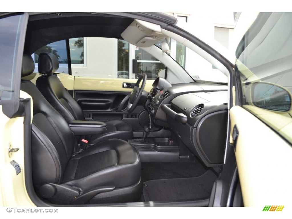 2006 New Beetle 2.5 Convertible - Mellow Yellow / Black photo #10