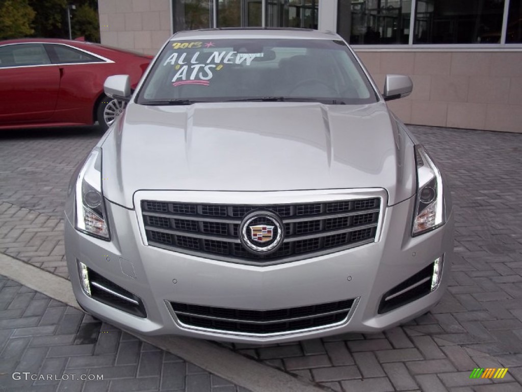 Radiant Silver Metallic 2013 Cadillac ATS 3.6L Performance AWD Exterior Photo #72329936