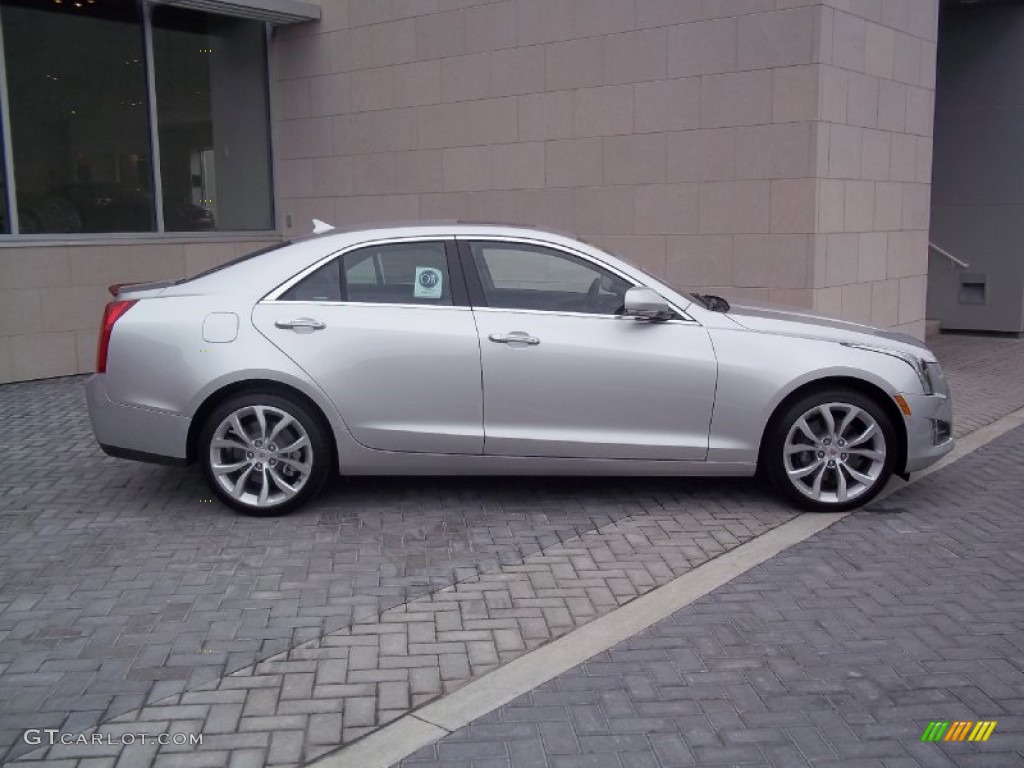 Radiant Silver Metallic 2013 Cadillac ATS 3.6L Performance AWD Exterior Photo #72329972