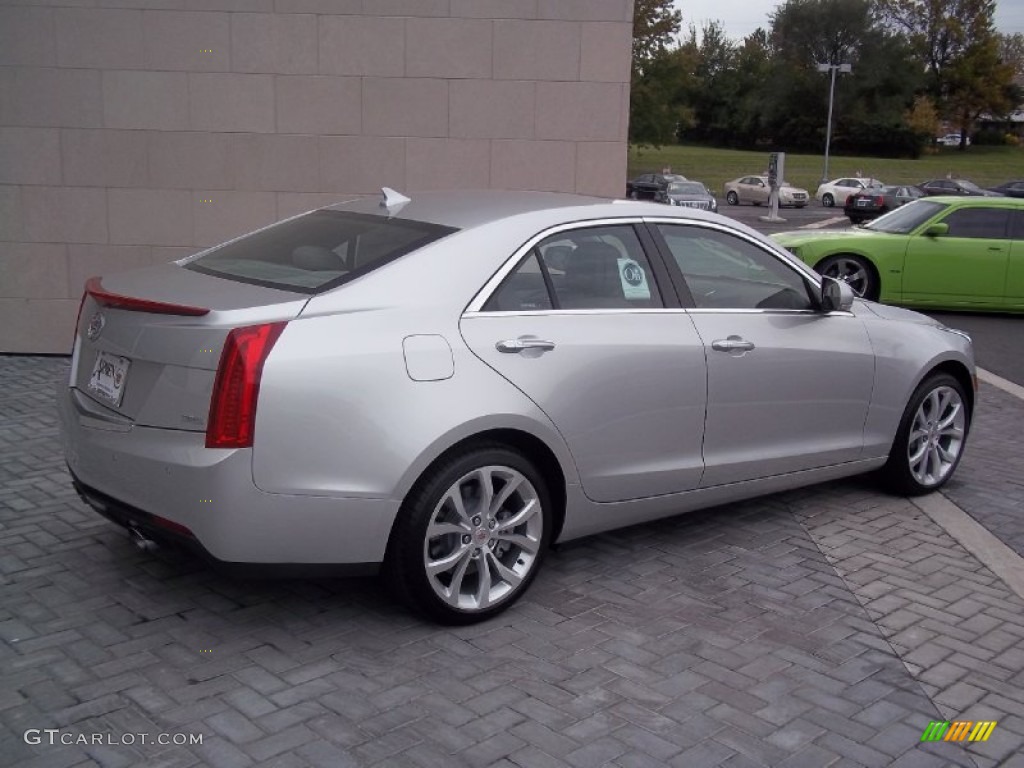 Radiant Silver Metallic 2013 Cadillac ATS 3.6L Performance AWD Exterior Photo #72329987