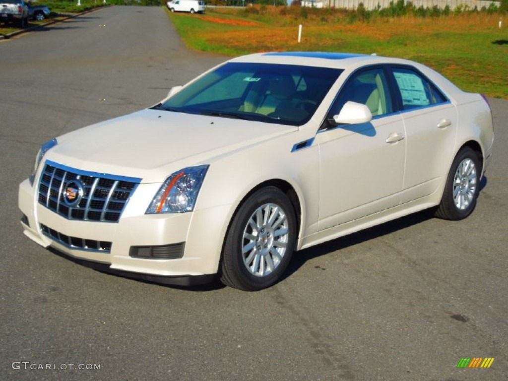 White Diamond Tricoat 2013 Cadillac CTS 3.0 Sedan Exterior Photo #72330014