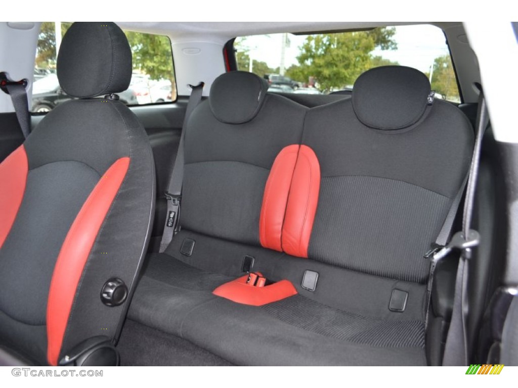 Rooster Red/Carbon Black Interior 2007 Mini Cooper S Hardtop Photo #72330160