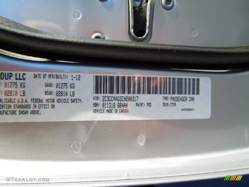 2012 300  - Bright Silver Metallic / Black photo #7