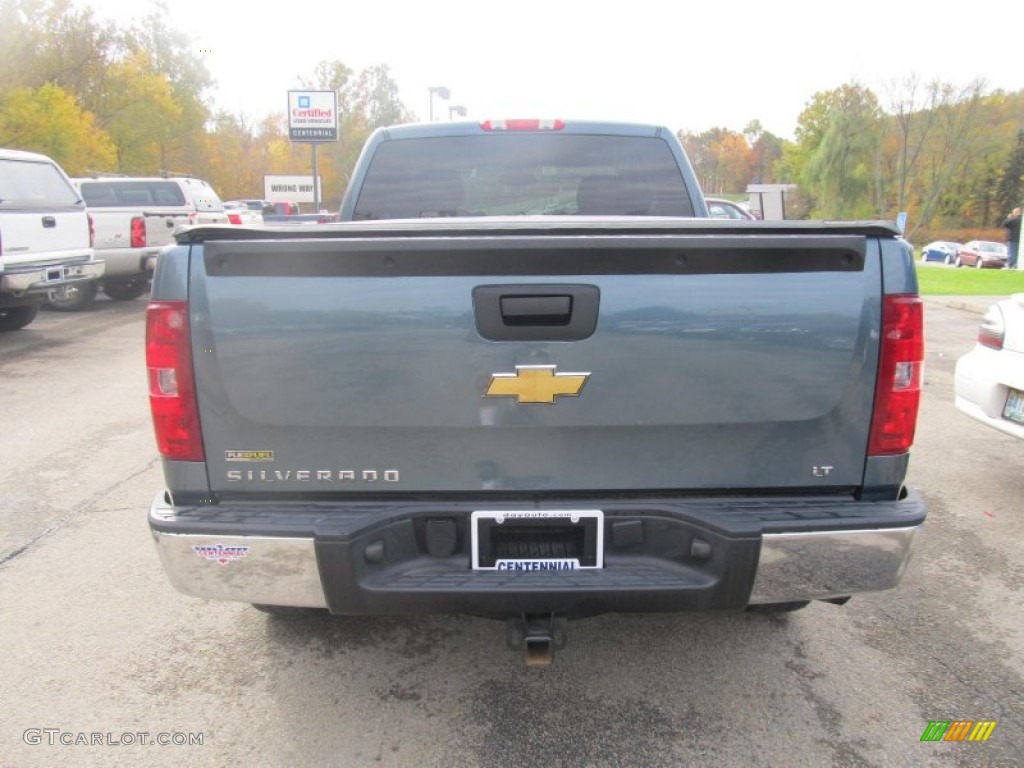 2009 Silverado 1500 LT Extended Cab 4x4 - Blue Granite Metallic / Ebony photo #5