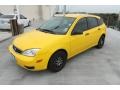 2007 Screaming Yellow Ford Focus ZX5 SE Hatchback  photo #3