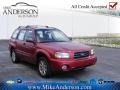 2005 Cayenne Red Pearl Subaru Forester 2.5 XS  photo #1