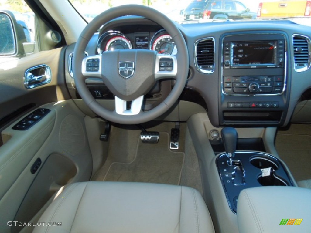 2013 Dodge Durango Crew AWD Dark Graystone/Medium Graystone Dashboard Photo #72331883